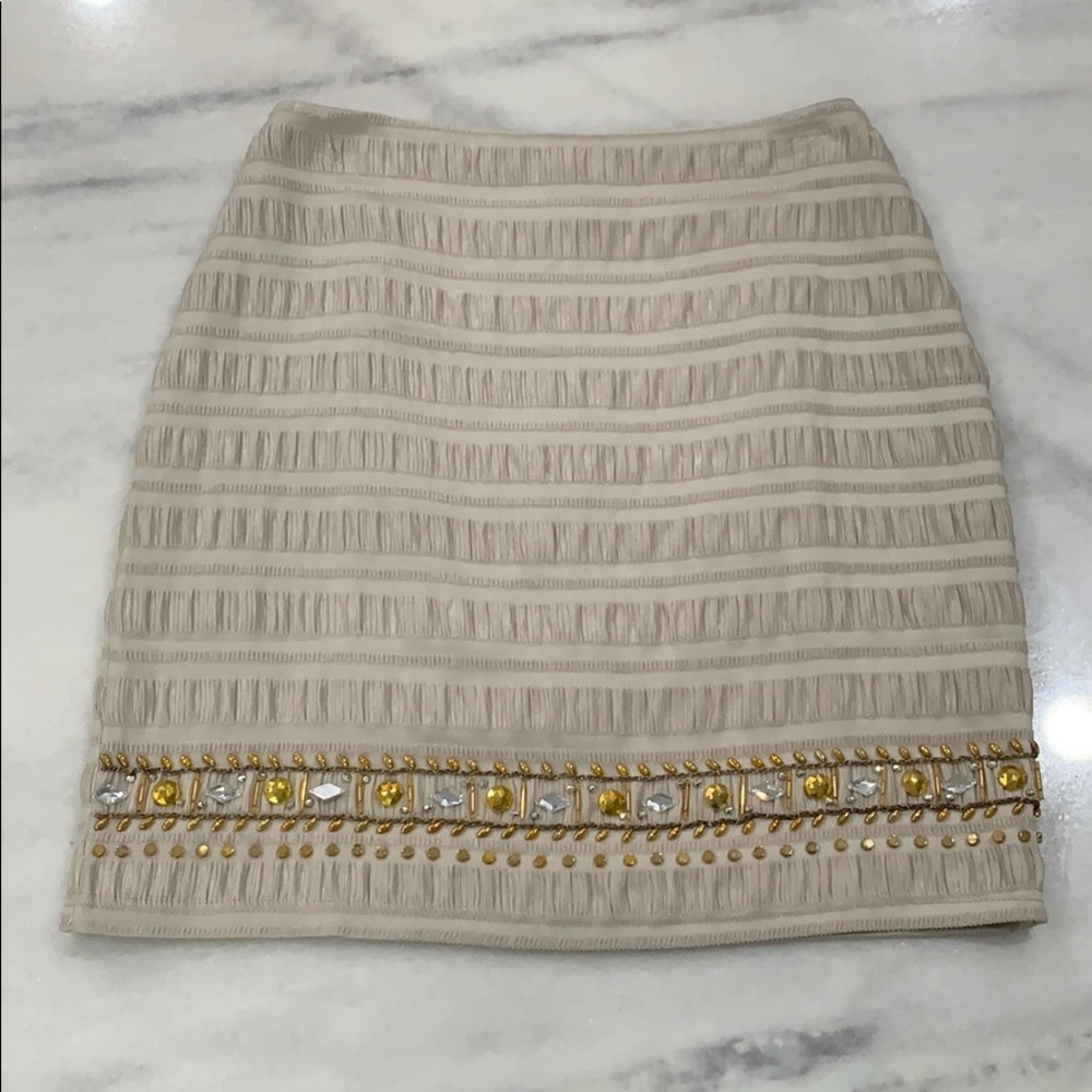 Francesca’s Beaded Mini Skirt